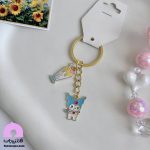 جاکلیدی و آویز کیف فانتزی طلایی - تصویر 3