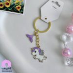 جاکلیدی و آویز کیف فانتزی طلایی - تصویر 2