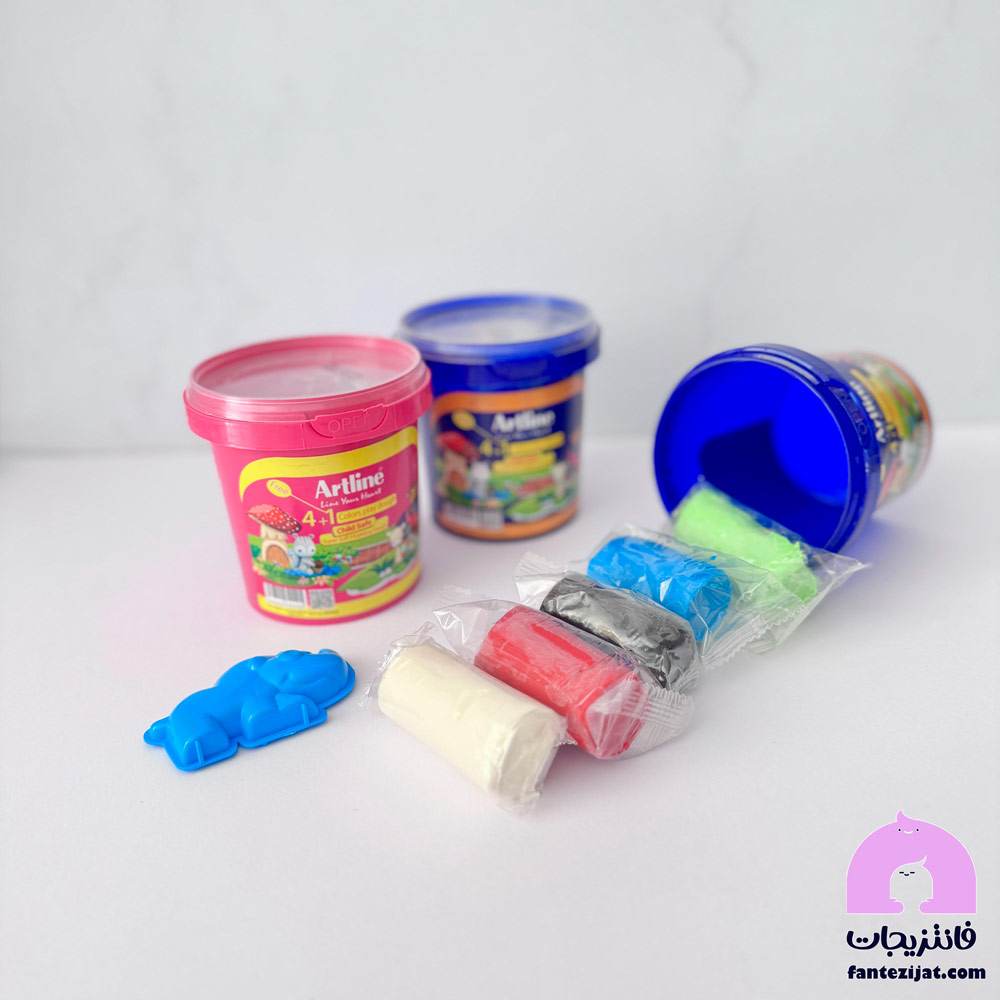 IMG_4398 خمیر 4+1 رنگ لیوانی آرت لاین